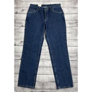 Wrangler Straight Leg Jeans Womens Size 12 Mid Rise Cowgirl Ranch Rodeo Festival